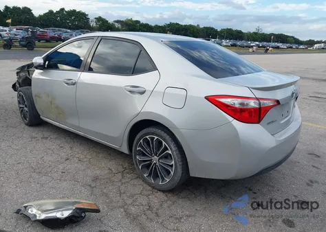 2016 Toyota Corolla S Plus z USA, uszkodzony, nr VIN 2T1BURHE4GC578720